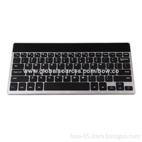 Universal Wireless Bluetooth 3.0 Keyboard for Android/Windows/iOS, Aluminum Alloy Cover
